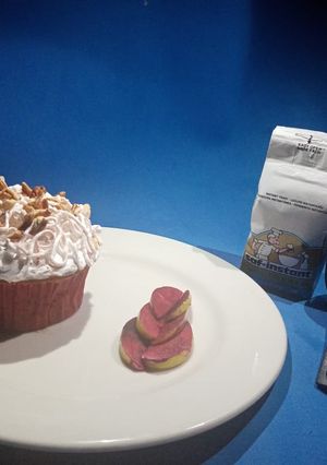 Una foto de Muffins de manzana y canela