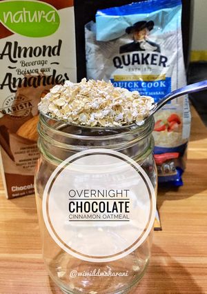 Foto resep Overnight Chocolate Cinnamon Oatmeal
