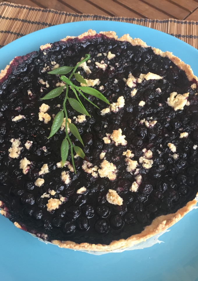 Una foto de Tarta de arándanos silvestres