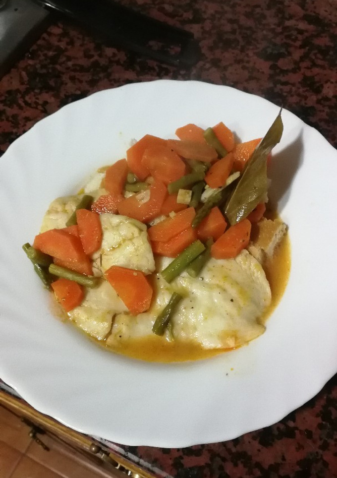 Una foto de Merluza en salsa