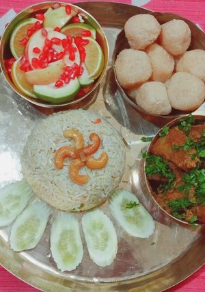 A picture of Peanut Potato Curry.