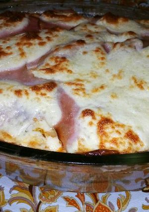 Una foto de Lasaña de berenjenas