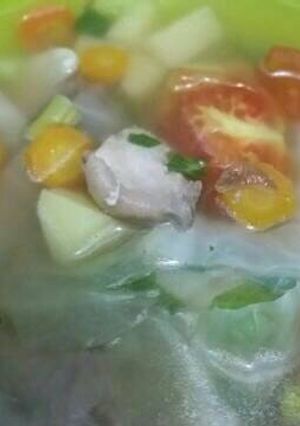 Foto resep SOP ayam khas Klaten simple no penyedap