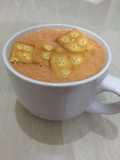 Smoothie oat papaya toping crackers