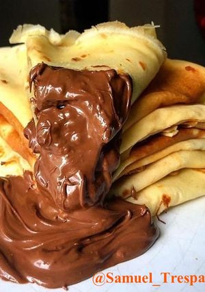 Una foto de Crepes de Nutella