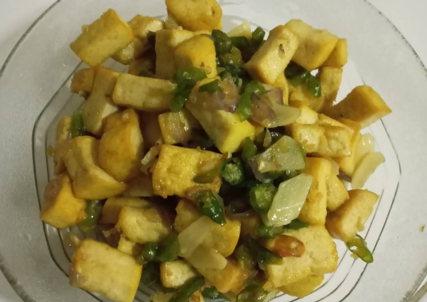 Tumis Tahu kuning