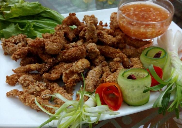 Recipe of Any-night-of-the-week Crispy fried chicken(30 min cooking)