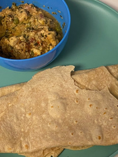 A picture of Methi paneer bhurji.