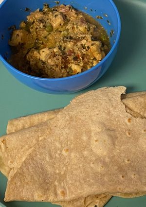 A picture of Methi paneer bhurji.
