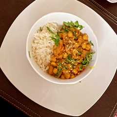 Una foto de Curry de garbanzos🍛
