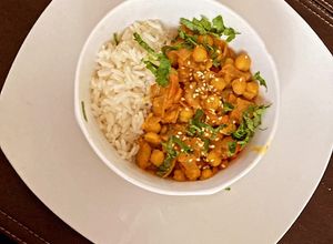 Una foto de Curry de garbanzos🍛