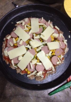 Foto resep Pizza roti gandum
