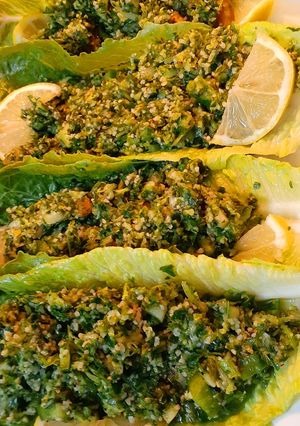 صورة لوصفة تبولة شهية 😋❤