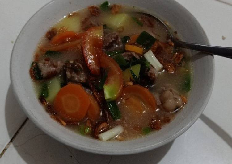 Sayur SOP sederhana