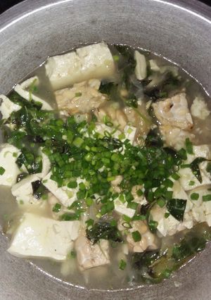 Foto resep Sayur tahu tempe kemangi kuah bening