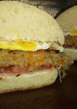 Una foto de Pan para hamburguesa