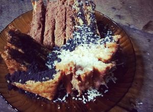 Foto resep Gabin vla susu toping macem2