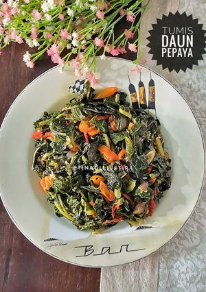 Foto resep Tumis Daun Pepaya