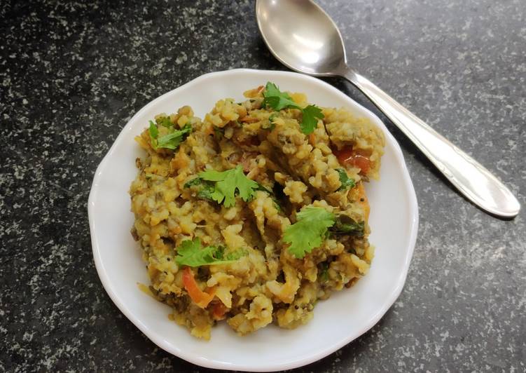 Recipe: Perfect Spicy Masala Khichdi !!