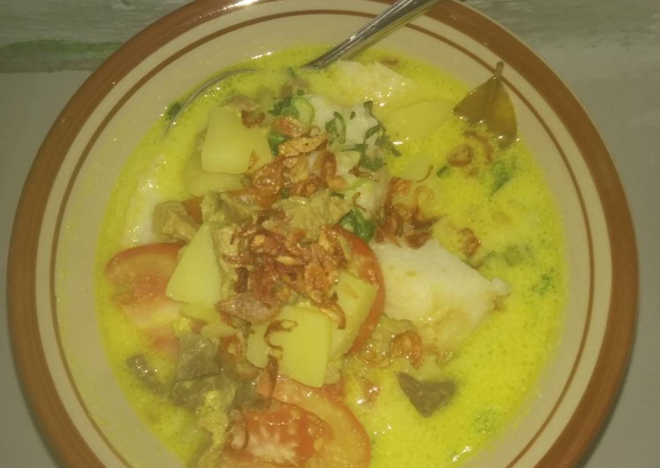 Soto Daging Santan Kuning
