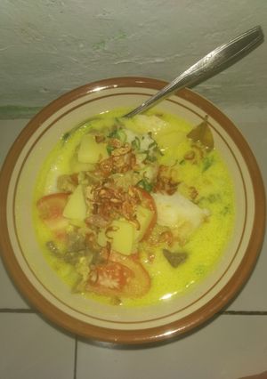 Foto resep Soto Daging Santan Kuning