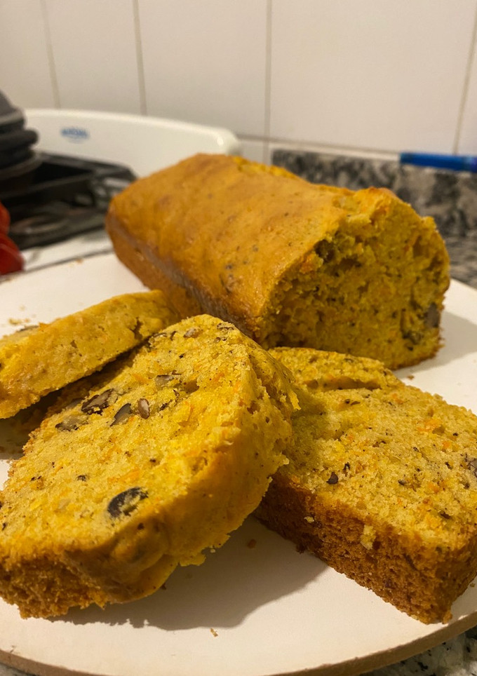Una foto de Carrot cake (torta de zanahoria) sencilla