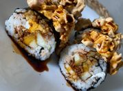 Una foto de arroz para sushi
