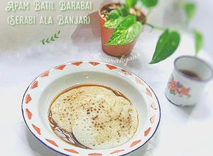 Foto resep Apam Batil Barabai (serabi khas Banjar)