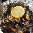 Papillotes de moules à la plancha