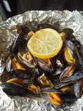 Papillotes de moules à la plancha