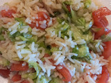 Ensalada fresca con arroz