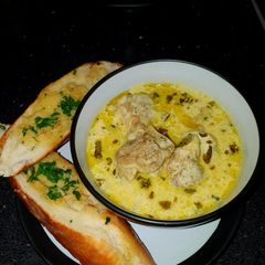 A picture of Lamb & yogurt soup 🥰.