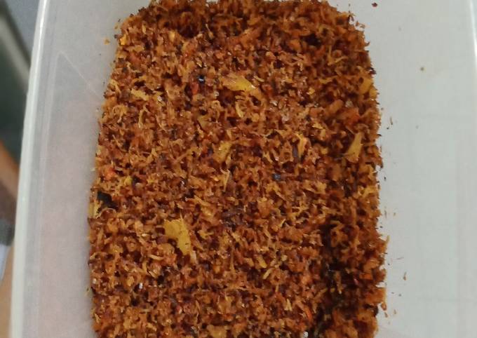 Yuk intip, Bagaimana cara bikin Serundeng kelapa pedas tahan lama dijamin sedap