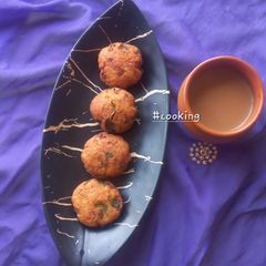 A picture of Potato Paneer Tikki.