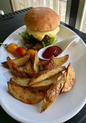 รูปของ Beef burger เบอร์เกอร์เนื้อ