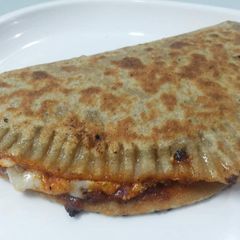 A picture of Pizza parantha.