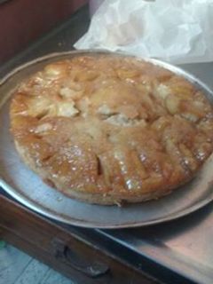 Una foto de Torta Invertida de manzana