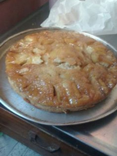 Una foto de Torta Invertida de manzana