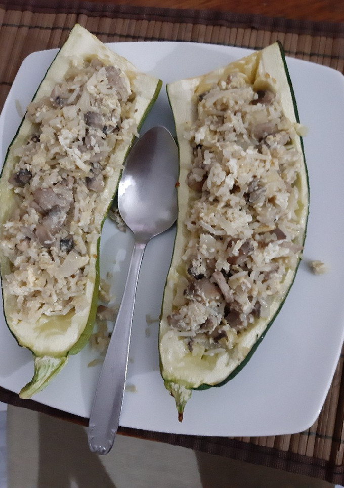 Una foto de Calabacín relleno
