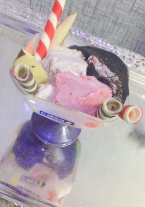 صورة لوصفة ايس كريم بالفواكه