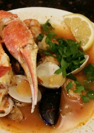 A picture of Brad's cioppino.