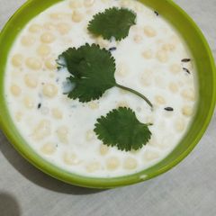 A picture of Boondi raita.