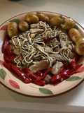 Atún rojo con gulas