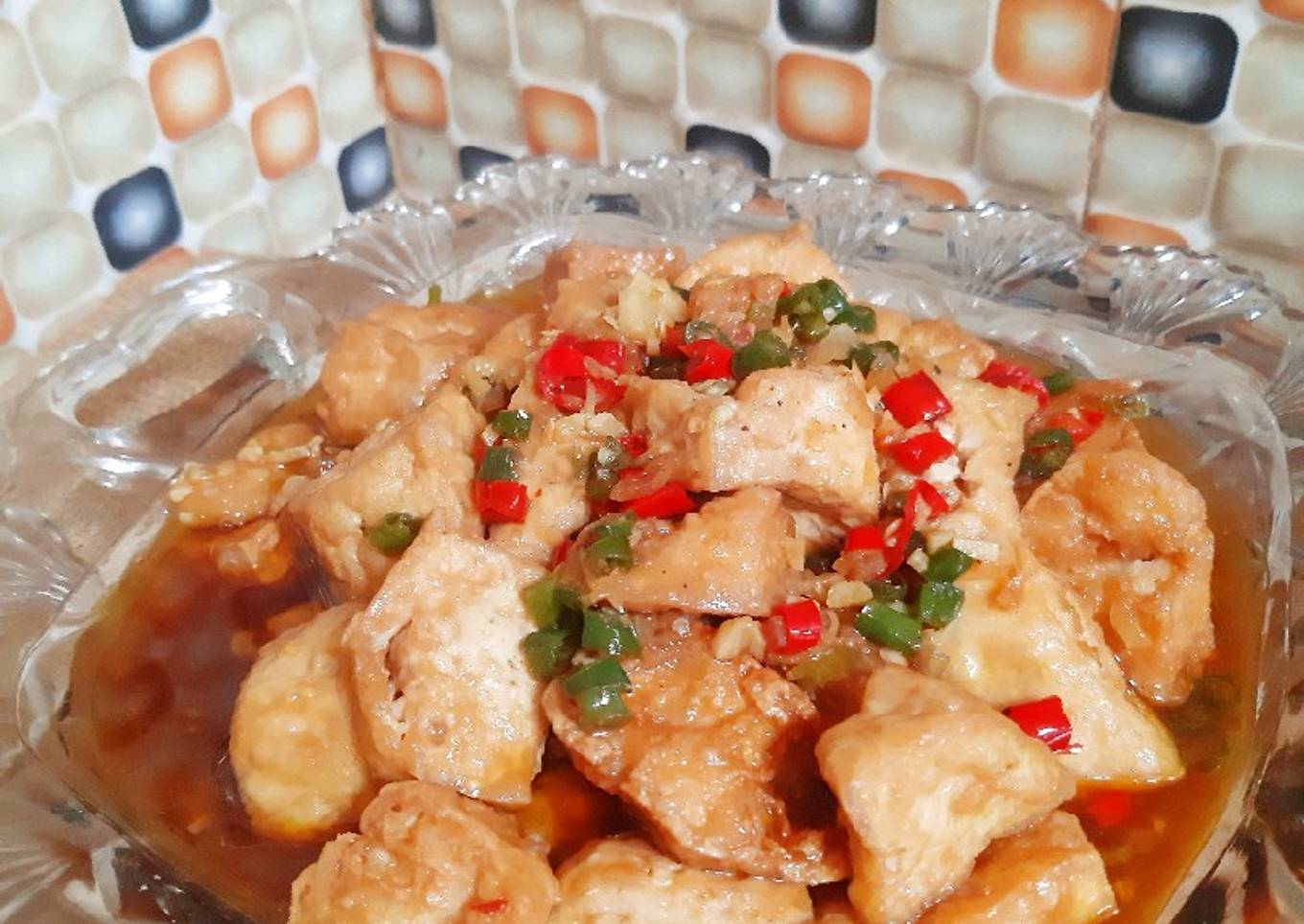 Tumis Tahu Pedas