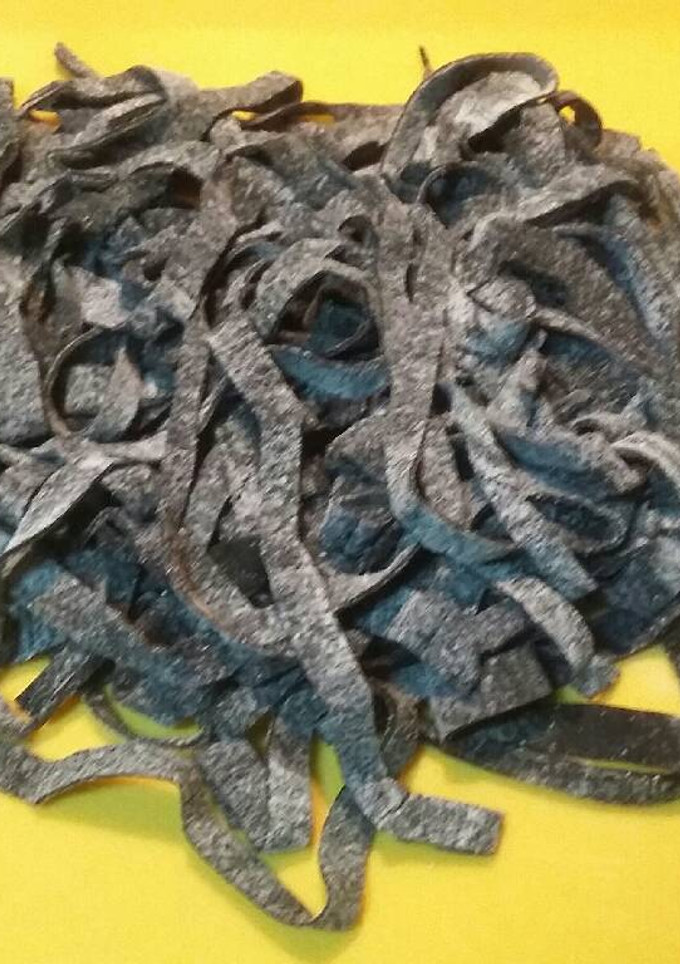 Una foto de Pasta fresca negra casera