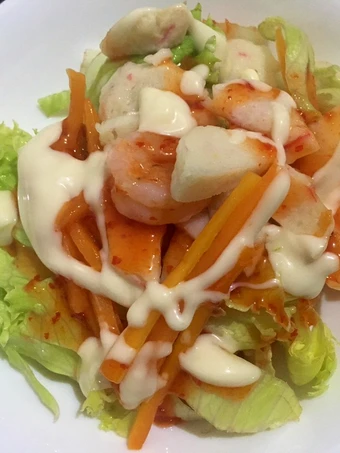 Cara Simple Menyiapkan Resep  Simple Salad asam manis yang Enak, Enak Banget