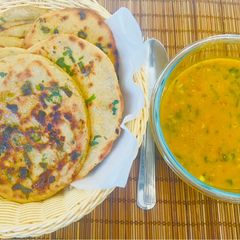 A picture of Stuffed Sorghum-Jowar Kulcha- Healthy Tawa Kulcha (No Tandoor-No Oven).