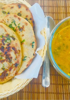 A picture of Stuffed Sorghum-Jowar Kulcha- Healthy Tawa Kulcha (No Tandoor-No Oven).