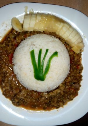 A picture of Cardamom spiced rice#myuniquericerecipecontest.