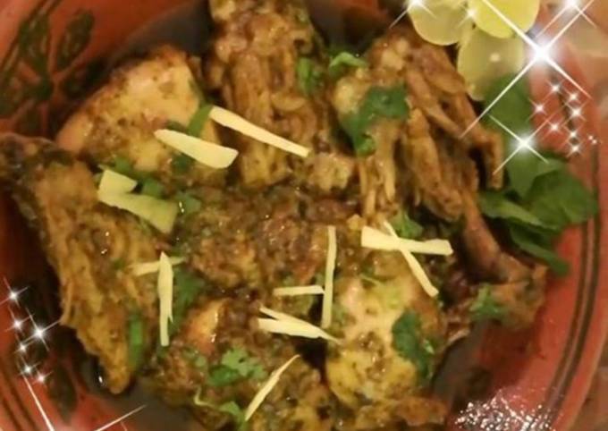 Recipe of Super Quick Homemade Green shinwari karahi